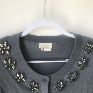 Kate Spade Leni Grey Cardigan size Medium